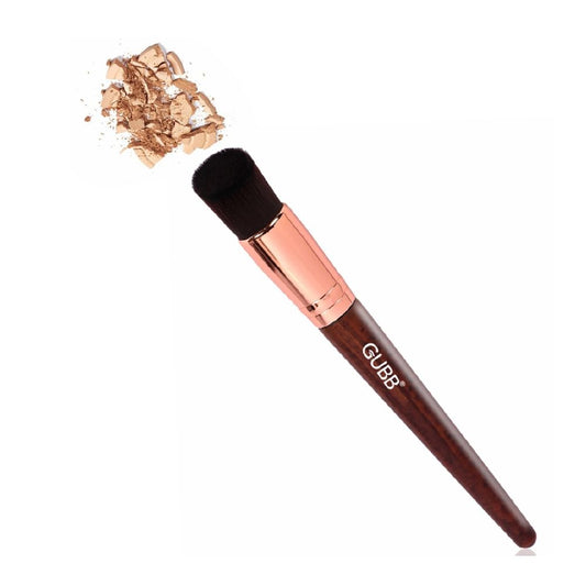 GUBB Buffer Foundation Brush For Face Makeup - Stippling Brush - Wooden Makeup Brush Single