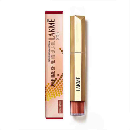 Lakme 9to5 Overtime Shine Tinted Lip Oil - Cocoa Truffle (5.3ml)