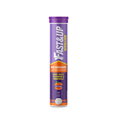 Fast&Up Vitalize Multivitamins & Natural Beetroot for Nutrition, Orange( 20 Tablet)