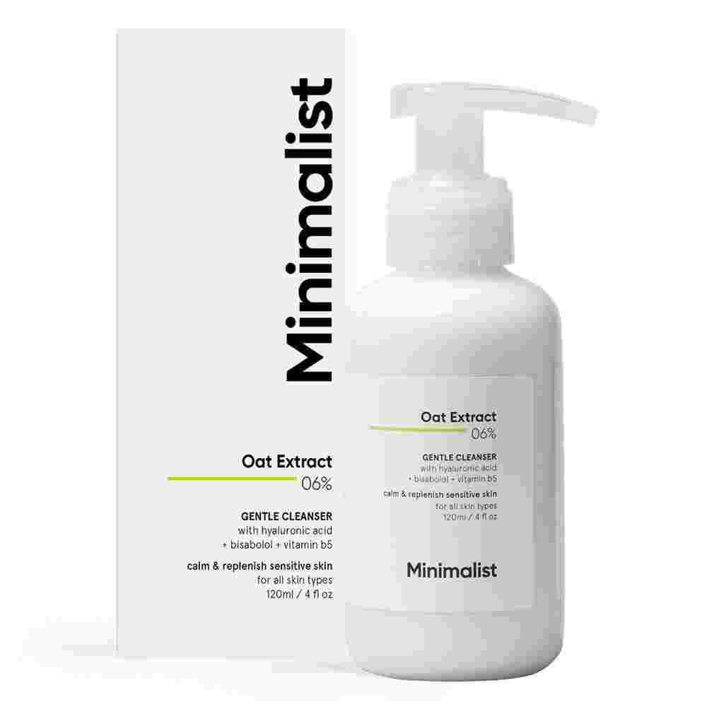 Minimalist Oat Extract 6% Gentle Cleanser (120ml)