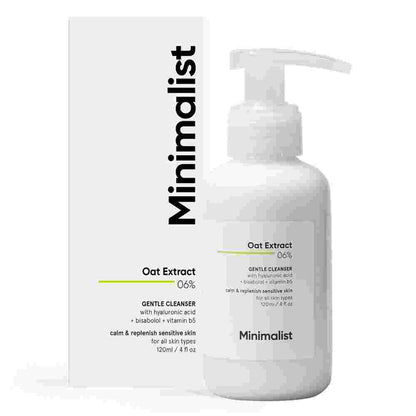 Minimalist Oat Extract 6% Gentle Cleanser (120ml)