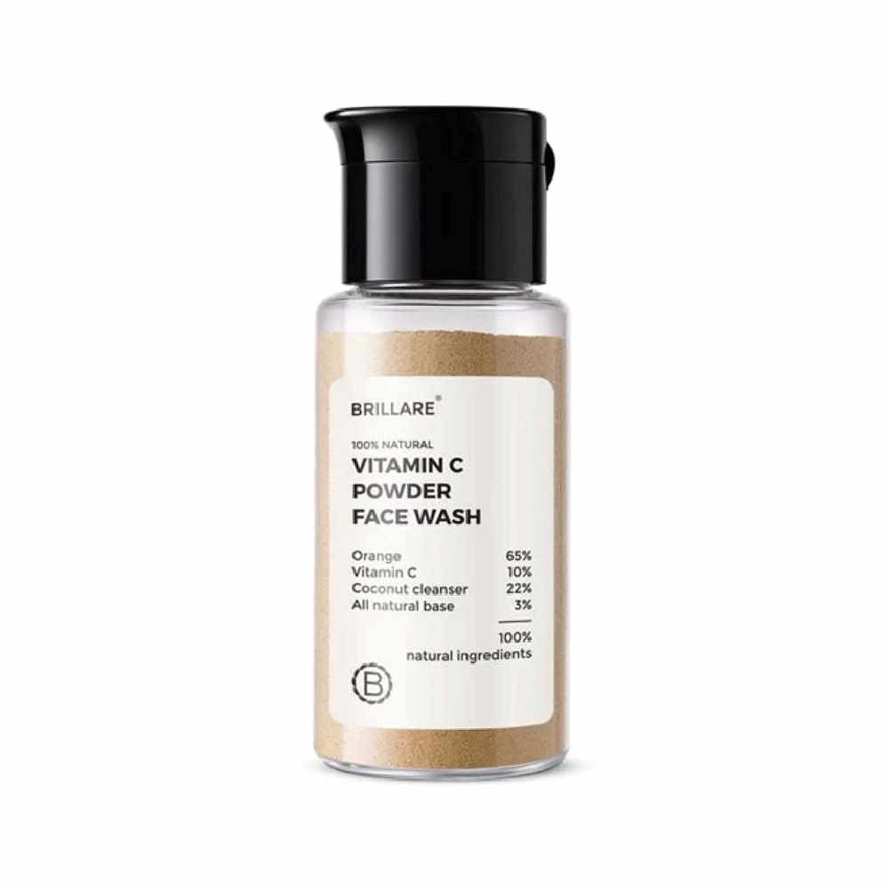 Brillare Vitamin C Powder Face Wash For Glowing, Bright Looking Skin (15 gms)