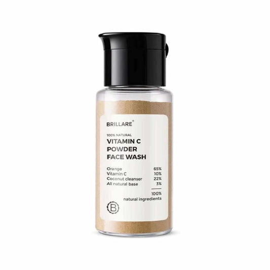 Brillare Vitamin C Powder Face Wash For Glowing, Bright Looking Skin (15 gms)