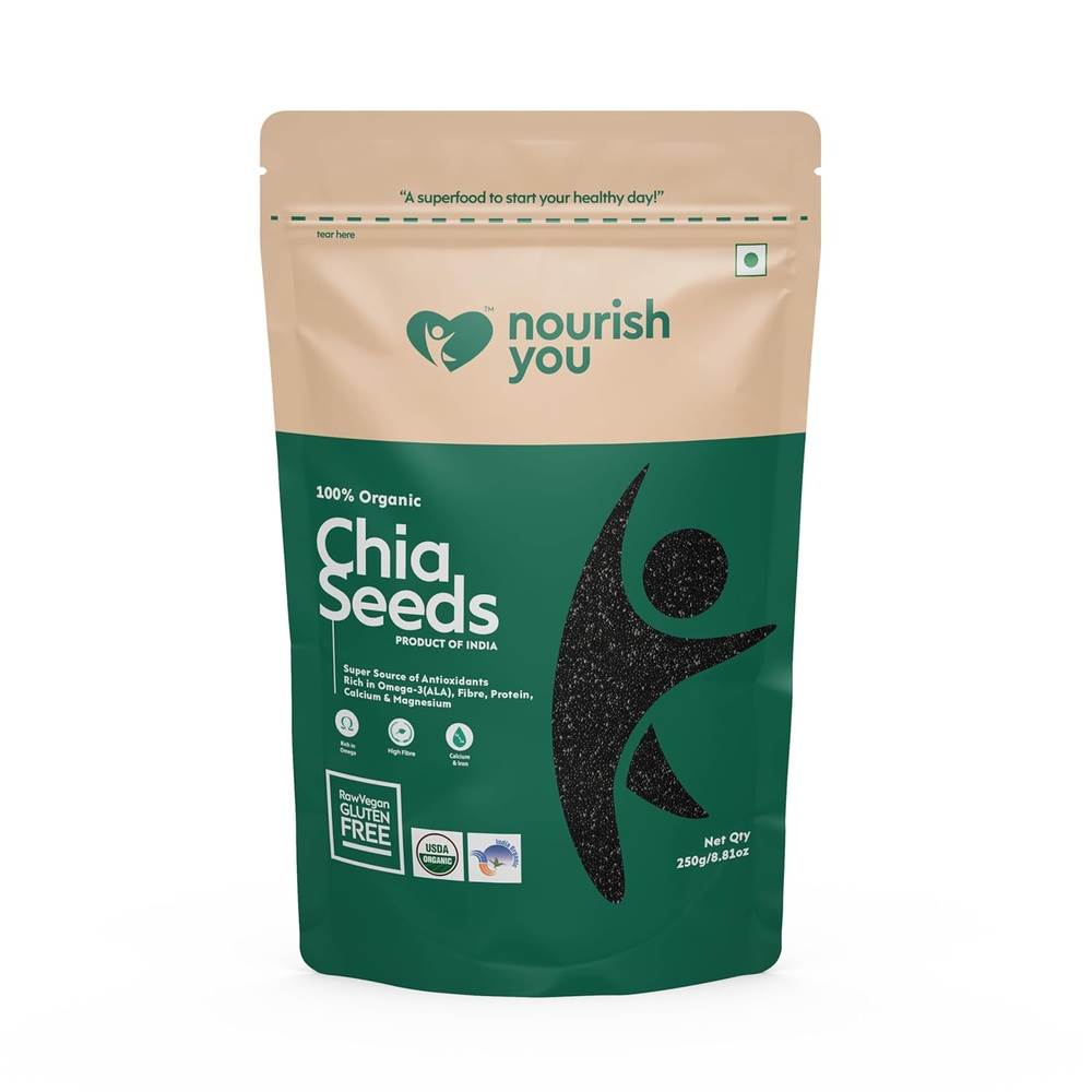 Nourish You Black Chia seeds (250 gms)