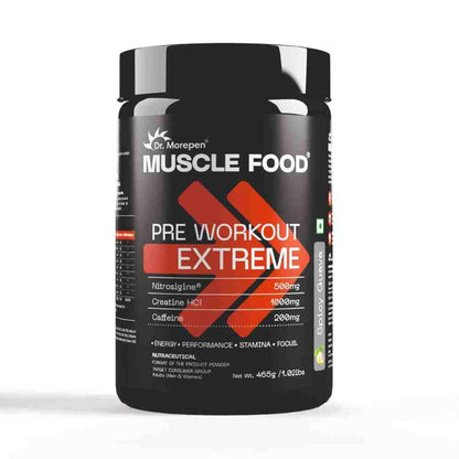 Dr. Morepen Pre-workout Extreme Spicy Guava- 465 gms