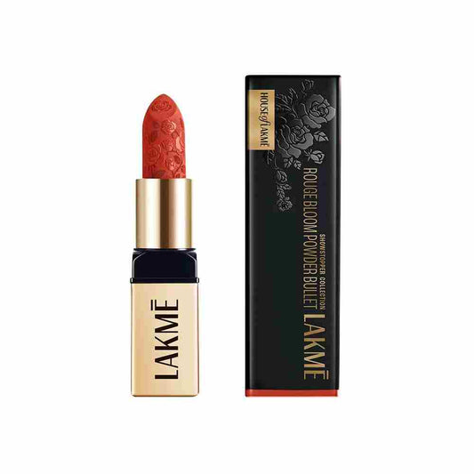 Lakme Rouge Bloom Powder Matte Bullet - Peach Petal 205 (4 gms)