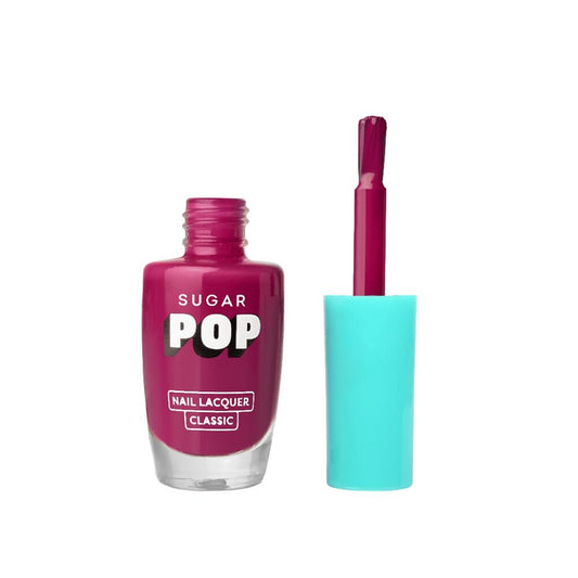 SUGAR POP Nail Lacquer, High Shine, Chip Resistant, Quick Drying (10 Call Me Hot)