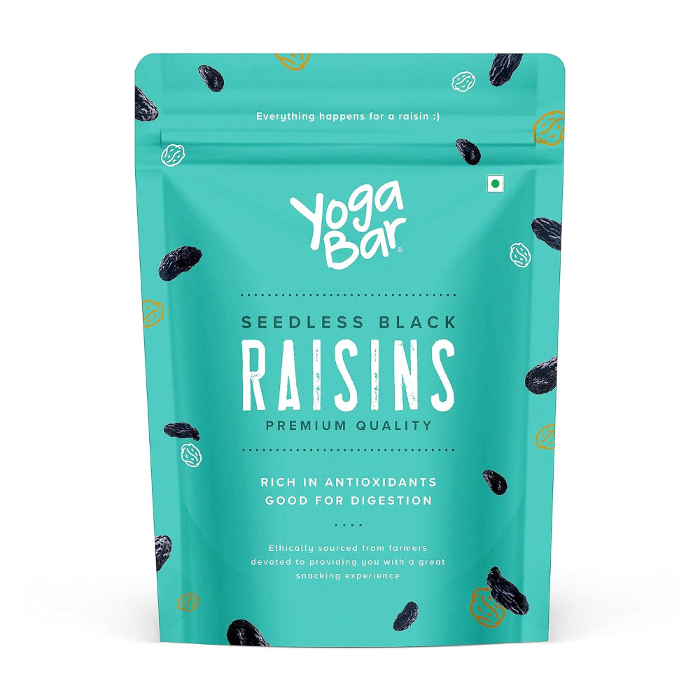 Yogabar Premium Black Raisins 500 grams