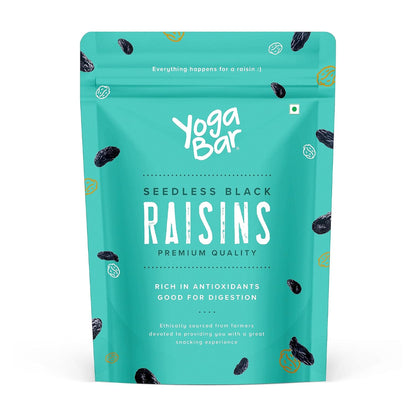 Yogabar Premium Black Raisins 500 grams