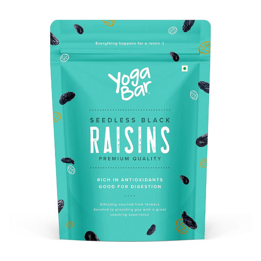 Yogabar Premium Black Raisins 500 grams