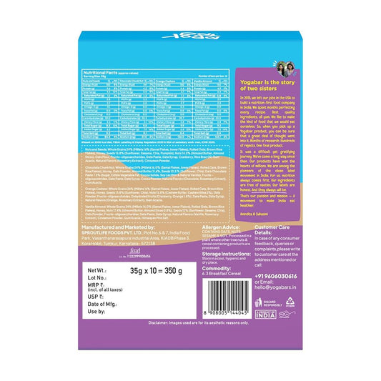 Yoga Bar Energy Bars (Pack Of 10)
