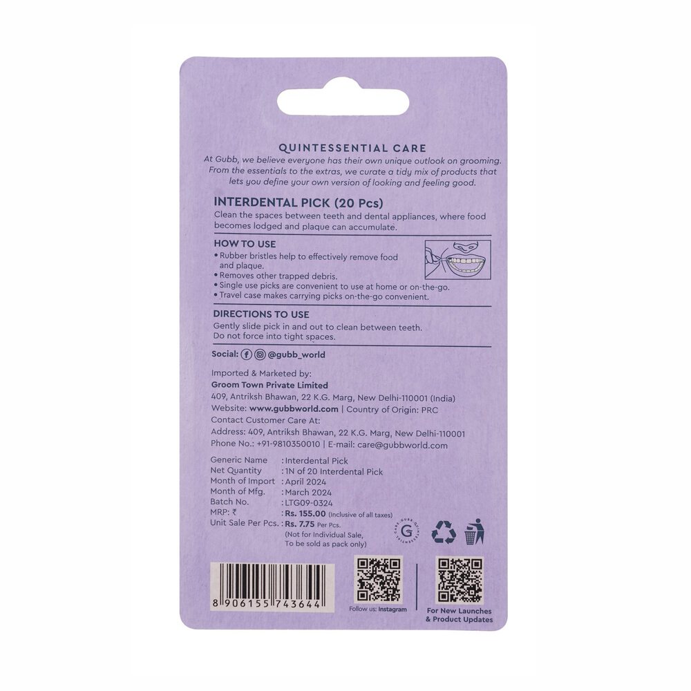 GUBB Interdental Pick (20 pcs)
