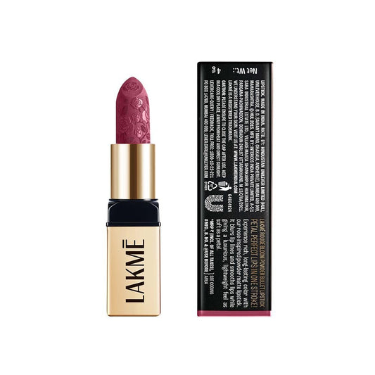 Lakme Rouge Bloom Powder Matte Bullet - Pink Tulip 203 (4 gms)