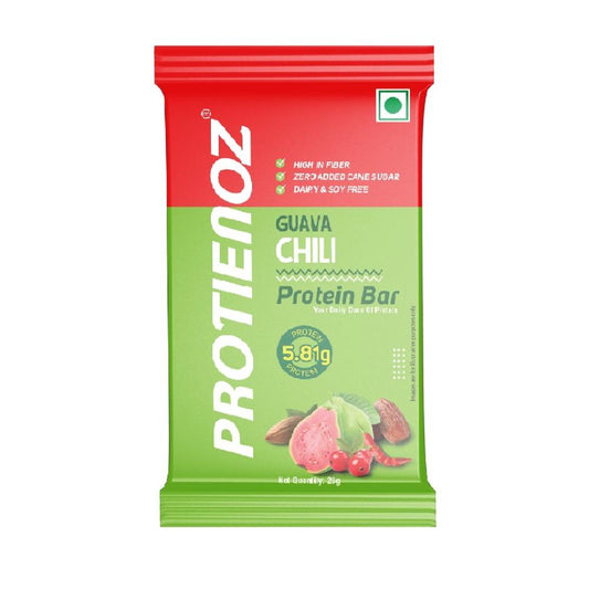 Protienoz High Protien Guava Chilli Protein Bars (5x28 gms)