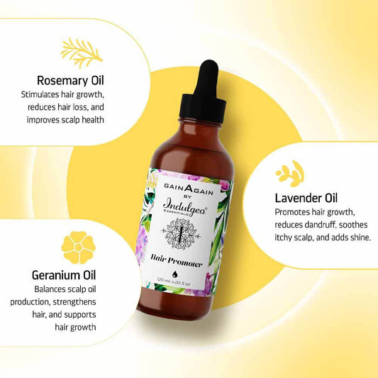 Indulgeo Essentials Gain Again Hair Promoter Hair Growth Serum (120ml)