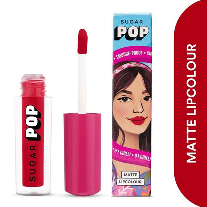 SUGAR POP Matte Lipcolour Super Matte - 01 Chilli
