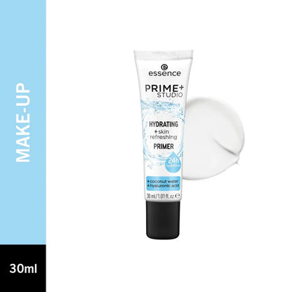 Essence Prime+ Studio Hydrating +Skin Refreshing Primer (White)