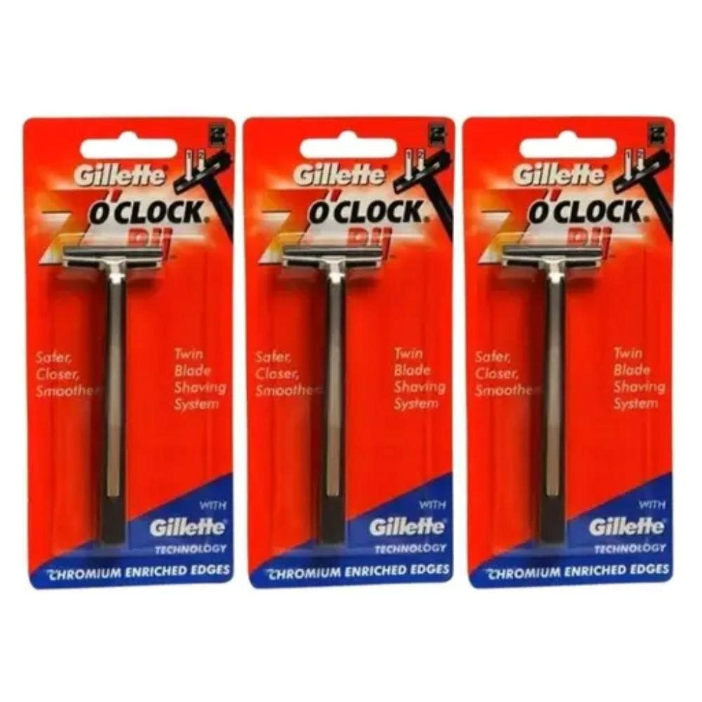 Gillette 7 O Clock Razor- PII  (Pack of 3)