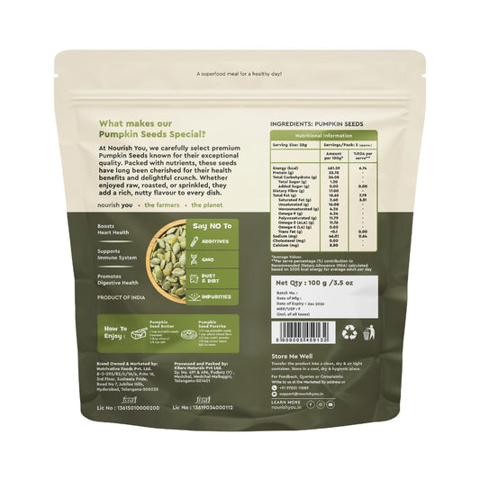Nourish You Raw Pumpkin Seeds (100 gms)