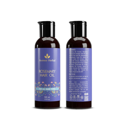 Avimee Herbal Rosemary Hair Oil for Hair Growth (100ml)
