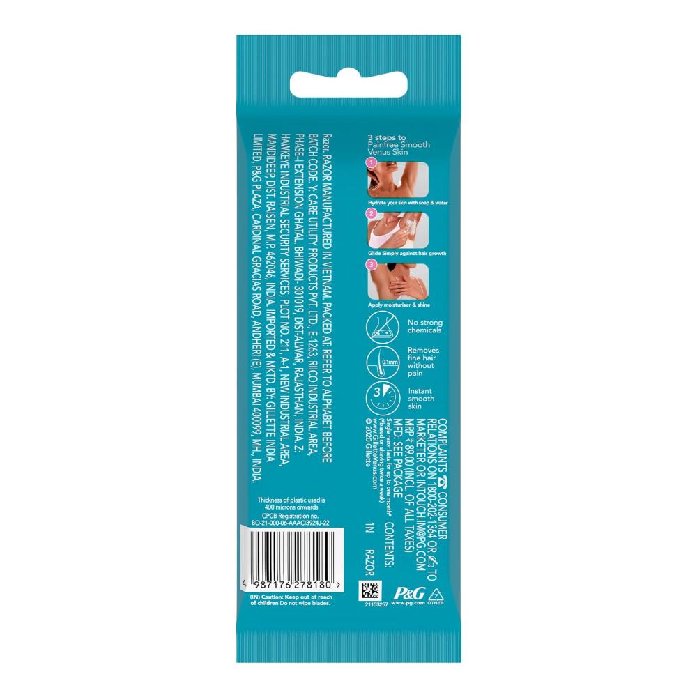 Gillette Venus Simply Painfree Smoothness Razor Pack of 1