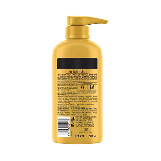 Indulekha Bringha Shampoo Proprietary Ayurvedic Medicine for Hairfall (580ml)