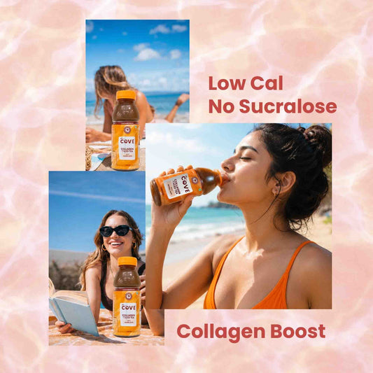 Dr. Morepen Cove Collagen Iced Tea Low Cal (14) Peach Flavour