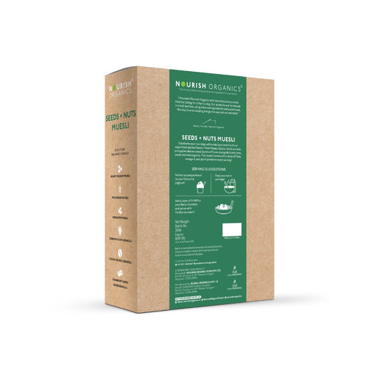 Nourish Organics Seeds + Nuts Muesli - 300 gms