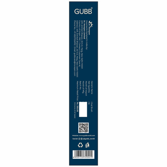 GUBB Wooden Hues Oval Hair Brush for Men & Women - Suitable For All Hair Types