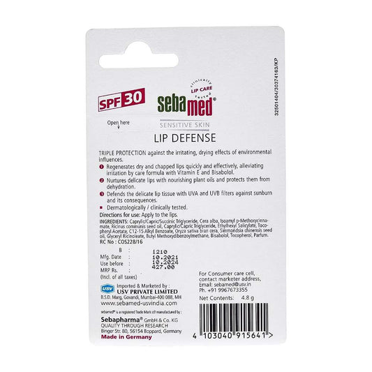 Sebamed Lip Defense Lip Balm Spf 30 (4.8 gms)
