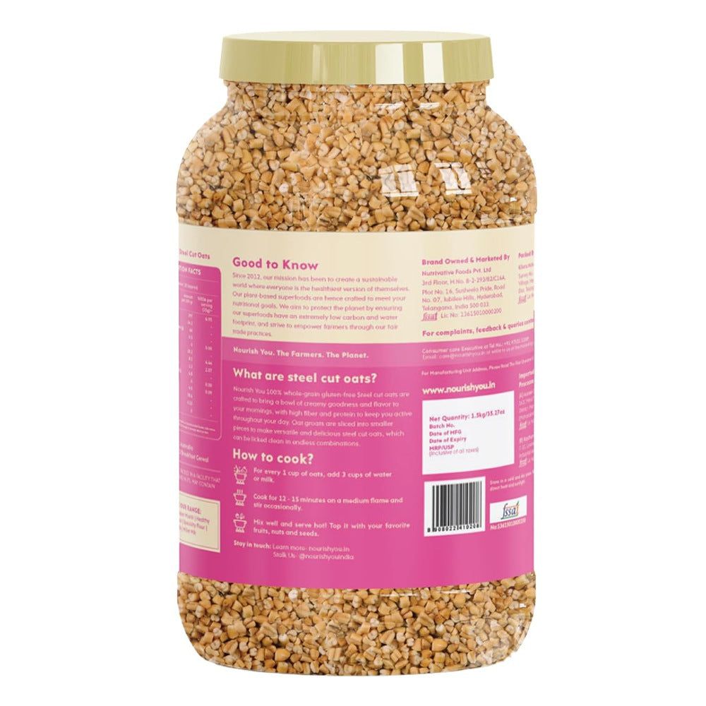 Nourish You Steel cut oats (2kg)