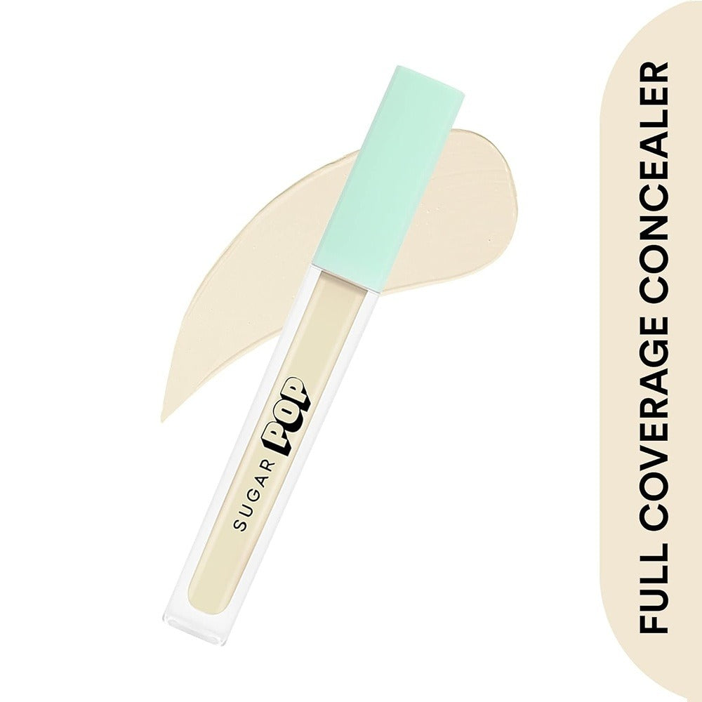 SUGAR POP Full Coverage Concealer 01 Cashew- Waterproof, Blendable, Long-Lasting