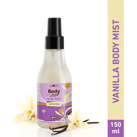 Plum BodyLovin' Vanilla Vibes Body Mist For A Long Lasting Vanilla Fragrance (150ml)