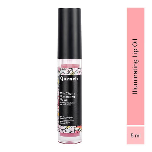 Quench Botanics Illuminating Lip Oil with Cherry Blossom Radiance (5ml)