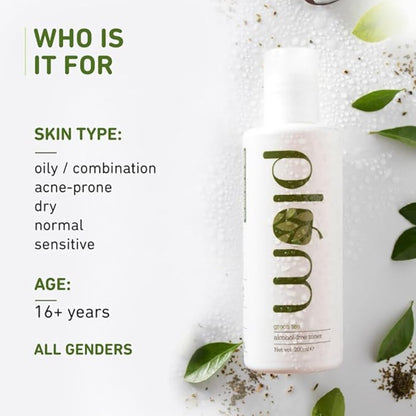 Plum Green Tea Alcohol-Free Toner With Glycolic Acid  Tightens Pores, Fights Pimples & Controls Oil (200ml)