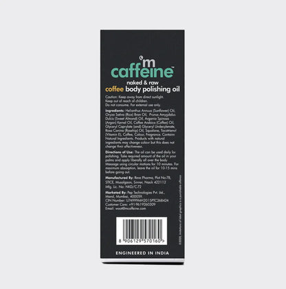 Mcaffeine Naked & Raw Coffee Body Polishing Oil (100 ml)
