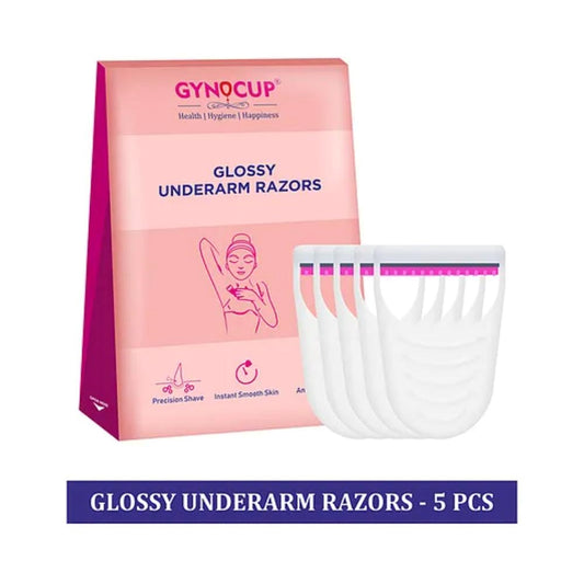 Gynocup Body & Underarm Hair Removal Razor For Women, Girls (Pack Of 5)