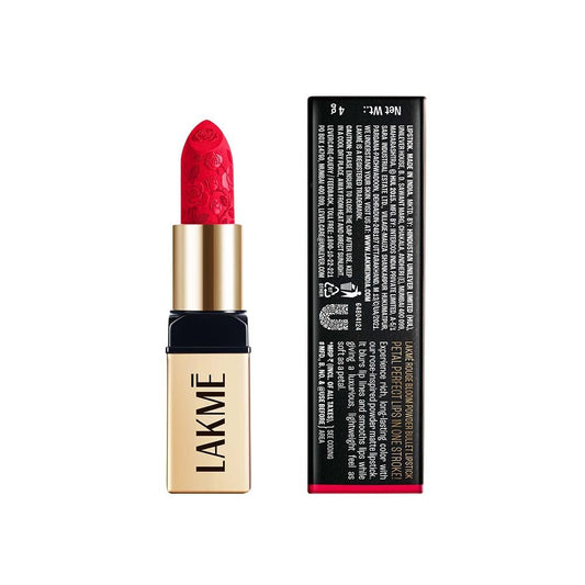 Lakme Rouge Bloom Powder Matte Bullet - Cherry Blossom 207 (4 gms)