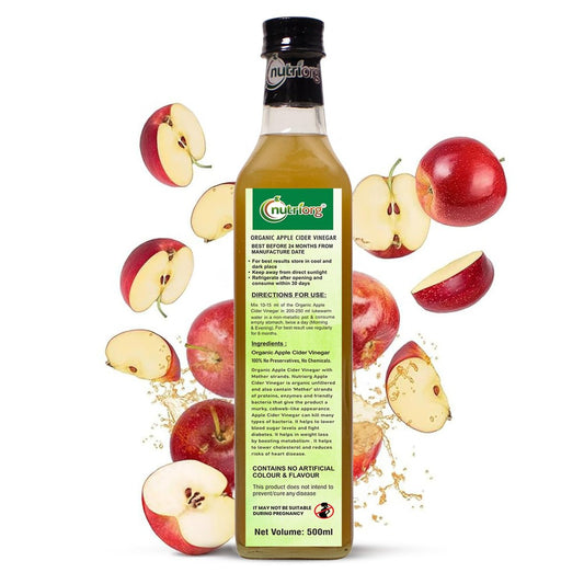 Nutriorg Certified Organic Apple Cider Vinegar (500ml)
