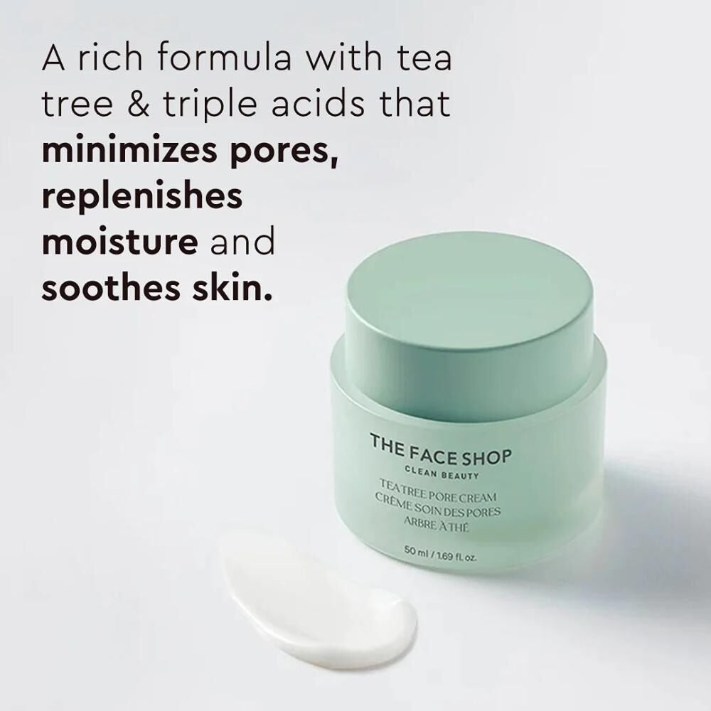 The Face Shop Tea Tree Pore Cream (50ml)