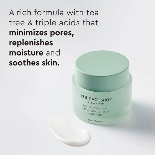 The Face Shop Tea Tree Pore Cream (50ml)