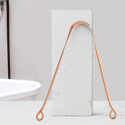 GUBB Copper Tongue Cleaner, Scraper for Kids & Adults (Round)