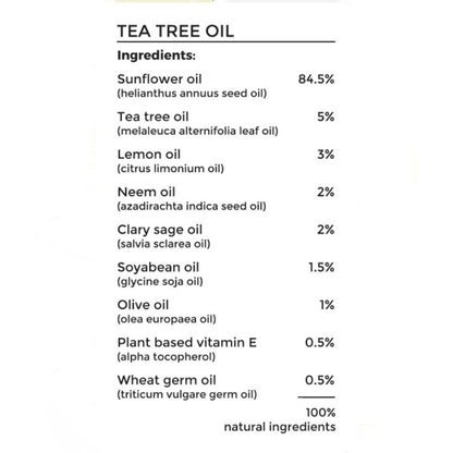 Brillare Tea Tree Oil For Itchy, Flaky, Dandruff Prone Scalp (100ml)