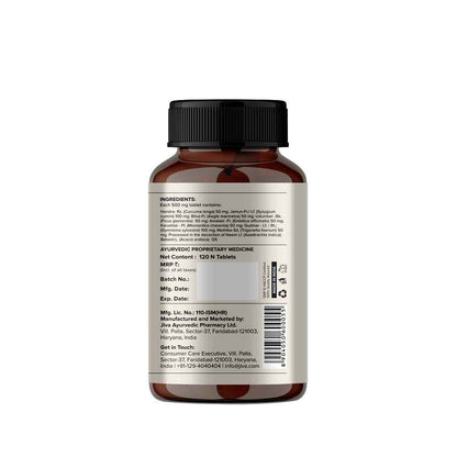 Jiva Diatrin Tablets Manages Blood Sugar Levels, Improves Metabolism (120Tablets)