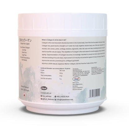 INJA Pro Finest Hydrolyzed Marine Collagen from Japan (Unflavoured, 300 gms)