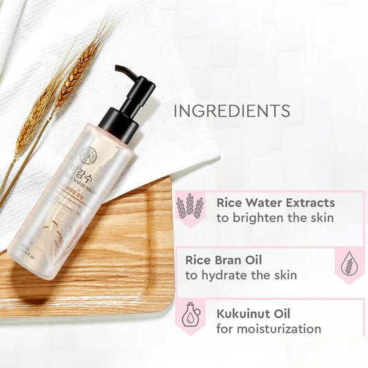 The Face Shop Rice Water Bright Rich Cleansing Oil (150ml)
