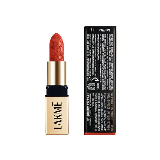 Lakme Rouge Bloom Powder Matte Bullet - Peach Petal 205 (4 gms)