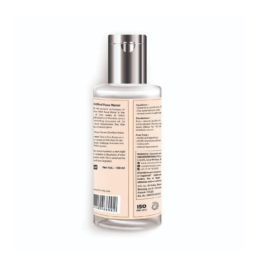 TNW-The Natural Wash Pure and Natural Rose Water Face Toner/Skin Toner/Makeup Remover for Men & Women (100ml)