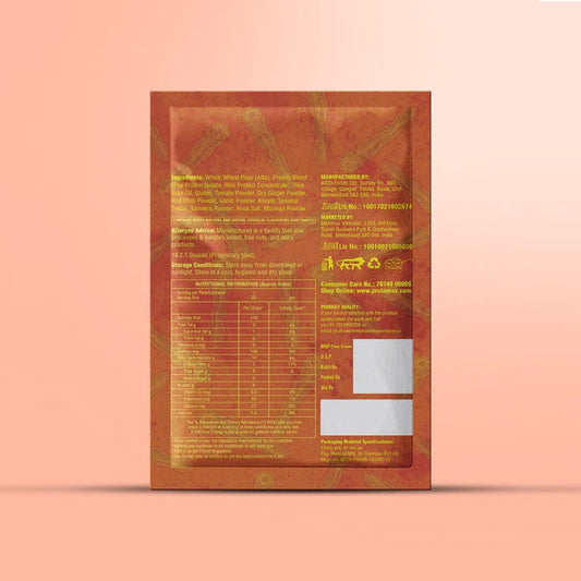 Protienoz Munch Mor High Protein Ginger Masala Krackra (10 X 25 gms)