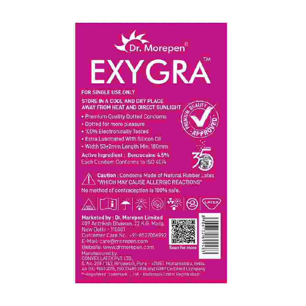 Exygra Longlast Dotted Condom (10 pcs)